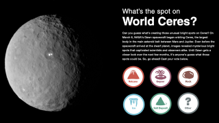 Illustration for article titled Are the White Spots on Ceres Producing Afternoon Haze?